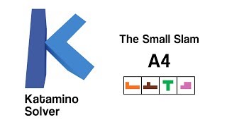 Katamino  how to solve Level The Small Slam  A4 [upl. by Nedle]