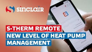 SINCLAIR STHERM REMOTE New Level of Heat Pump Management [upl. by Anoniw866]