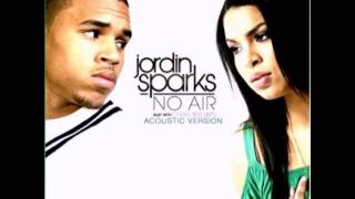 Jordin Sparks feat Chris Brown  no air acustico [upl. by Aehs]