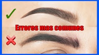 CEJAS PERFECTAS FACIL paso a paso y Errores de Maquillaje  Alin Pescina Makeup [upl. by Frieder57]