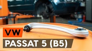 Comment remplacer un bras de suspension avant sur VW PASSAT 5 B5 TUTORIEL AUTODOC [upl. by Beatrisa]