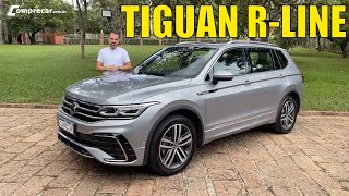 Avaliação Volkswagen Tiguan RLine 2024  Opção para quem precisa de 7 lugares [upl. by Louis]