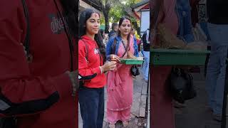 Pokhara Talbarai mandir ma chhori le Puja gardai [upl. by Tallu]