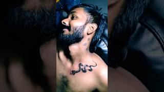 Collar Bone Snake Tattoo 🐍  snake neck inkart bodyart tattoo art inked tattooideas [upl. by Enyalahs]