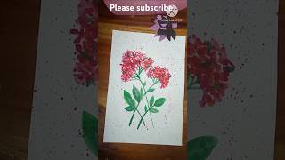 Easy watercolor painting 🎨art viralsorts watercolor youtubeshorts shorts [upl. by Seel310]