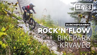 Bike Park Krvavec  Rocknflow  LINES [upl. by Schaab198]