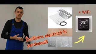 Incalzire in pardoseala electrica  control WiFi [upl. by Russo180]