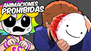 Las ANIMACIONES PROHIBIDAS de YOUTUBE 2🤨😨 [upl. by Eelinnej]