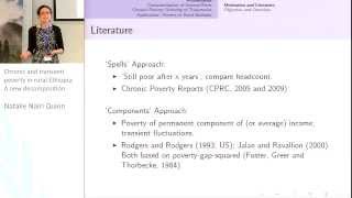 IGA Conference  Poverty Dynamics and Decomposition 13 [upl. by Naashar]