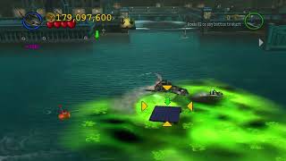 LEGO Batman The Video Game Part 48 Batboat Battle Play [upl. by Lotsyrc168]