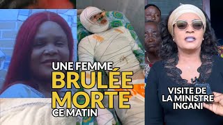 MORT ET VEILLÉE DE LA FEMME BRULÉE PAR SON MARI À POINTE NOIRE congo mortal pointenoire [upl. by Ahsenhoj]