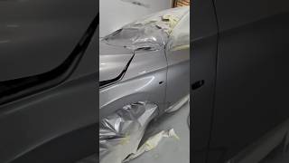 How to car 🚘 repair den painting spray Toyota Yaris 2024 work [upl. by Sirovaj]