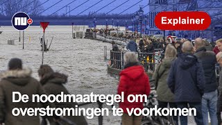 Na extreme waterstanden waar gaat het water naartoe  NUnl  Explainer [upl. by Llertnauq]