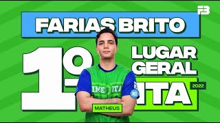 Farias Brito  1º Lugar Geral do Brasil no ITA [upl. by Naj712]