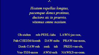 Veni Creator SpiritusLatin Pronunciation [upl. by Anomor371]