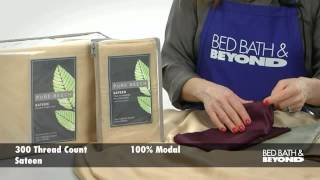 Pure Beech Sateen Sheet Set at Bed Bath amp Beyond [upl. by Hugo73]