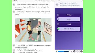 Determine Word Meanings Using Context Clues 2  Quiz  Level E  iReady Answers [upl. by Orvie]