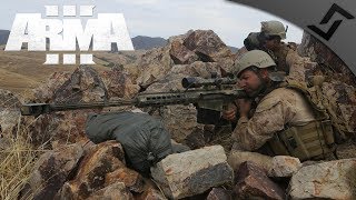 50 cal Sniper Team Behind Enemy Lines  ARMA 3  3rd Ranger Battalion Main Op  1st Person Gameplay [upl. by Aihsiym993]