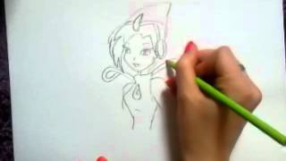 Winx club Tecna drawing ♥ [upl. by Ima]