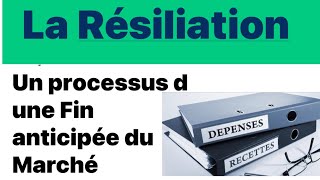 La résiliation d ‘ un Marché public un processus selon les cas qui s imposent [upl. by Alyce]