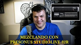 Grabación y mezcla de batería con MESA STUDIOLIVE 32R [upl. by Nohsyt]