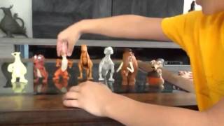 Ice Age 3 Dawn of the Dinosaurs 2009 McDonalds toys [upl. by Nereen]