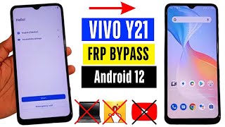 Vivo Y21 Frp Bypass Android 12 Without Pc New Security 2024  Vivo Y21 V2111 Google Account Bypass [upl. by Adnilym]