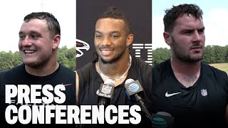 Bijan Robinson Chris Lindstrom and more speak on transitioning to regular season  Press Conference [upl. by Hagar]