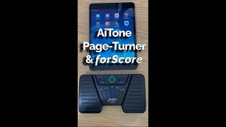 AiTone ASP1 Bluetooth PageTurner Pedal With forScore  Works Great [upl. by Suirtemed]