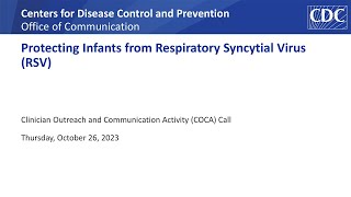 Protecting Infants from Respiratory Syncytial Virus RSV [upl. by Nydroj910]