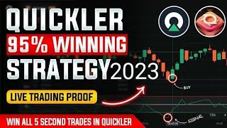 OLYMP TRADE QUICKLER 95 WINNING STRATEGY 2023  WIN ALL 5 SEC TRADES ON QUICKLER olymptrade [upl. by Ynoyrb]