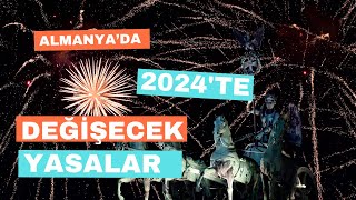 Almanyada 2024te değişecek yasalar [upl. by Eniron786]