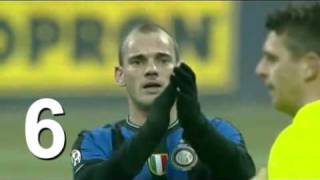 Espulsione Epica di Sneijder  Derby Inter  Milan 2  0 [upl. by Nilyaj237]