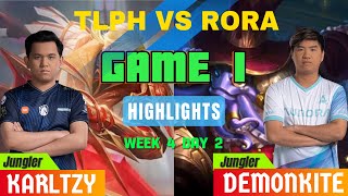 TEAM LIQUID PH VS AURORA PH GAME 1 MPLPH S14  TLPH VS RORA GAME 1 HIGHLIGHTS mplph mlbb fypシ゚ [upl. by Sankaran61]