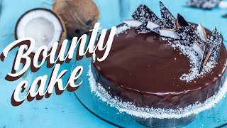 Bounty Mousse Cake  Chocolate Coconut Mousse Cake [upl. by Leanora]