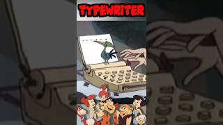 Typewriters in the Stone Age theflintstones cartoons hannabarbera [upl. by Nezam]