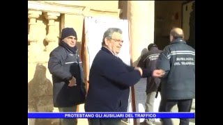 CANALE 85  Protestano gli ausiliari del traffico [upl. by Grissom23]