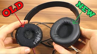 How To EASY removereplace ear pads on most headphones DIY [upl. by Moorefield508]