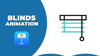 How to add Blinds animation in Apple Keynote [upl. by Whiteley]