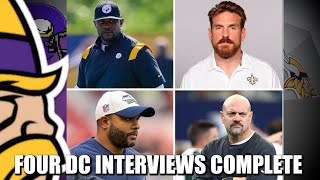 Minnesota Vikings Have Completed 4 Defensive Coordinator Interviews [upl. by Culosio]