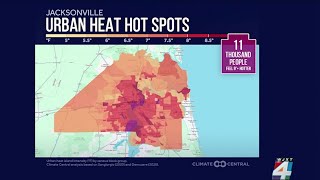 New study shows Jacksonville 8 degrees hotter than most of the planet [upl. by Uaeb385]