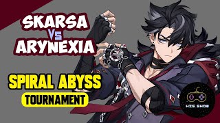 SKARSA vs ARYNEXIA  TOP 16  TOURNAMENT SPIRAL ABYSS  DUEL OF AMATEUR by HIS SHOW x OM PAW [upl. by Notselrahc]