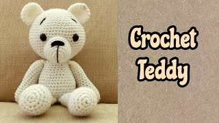 How to crochet a teddy Amigurumi teddy crochet teddy bear [upl. by Arved377]