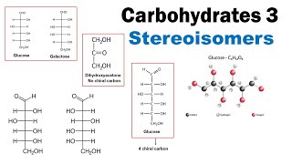 Carbohydrates 3  Stereoisomers  Spatial isomerism  Isomerism in Monosaccharides  Dr Ghanshyam [upl. by Jarnagin660]