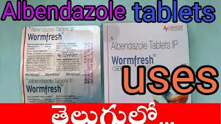 Albendazole tablets uses in teluguWormfresh tablets uses in telugubest round worm tablets [upl. by Assiluj]