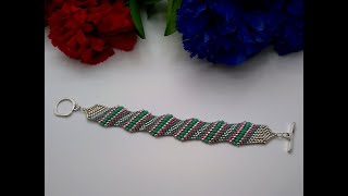 How To Cellini Spiral Bracelet Tutorial [upl. by Grim]