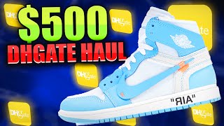 500 DHGATE Sneaker Haul 10KG DHGATE HAUL 2024 DHGATE HAUL [upl. by Intirb492]