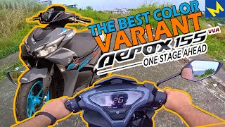 PICKING UP THE YAMAHA AEROX 155 V2  POWER GRAY  FIRST IMPRESSION REVIEW  FRESH GALING MOTORTRADE [upl. by Jackelyn]