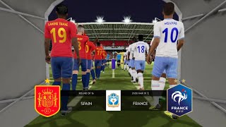 DLS 24  Spain 🇪🇸 vs 🇨🇵 France  International Cup  Dream League Soccer 2024 Gameplay [upl. by Reldnahc]