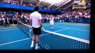 Roddick vs Raonic winning shot  Memphis Final 2011 [upl. by Mumford]